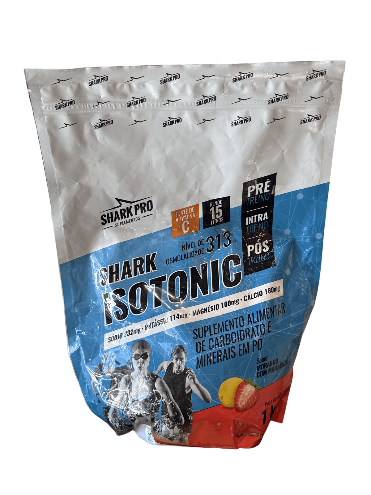 ISOTÔNICO MORANGO COM MARACUJÁ 1KG — SHARK PRO
