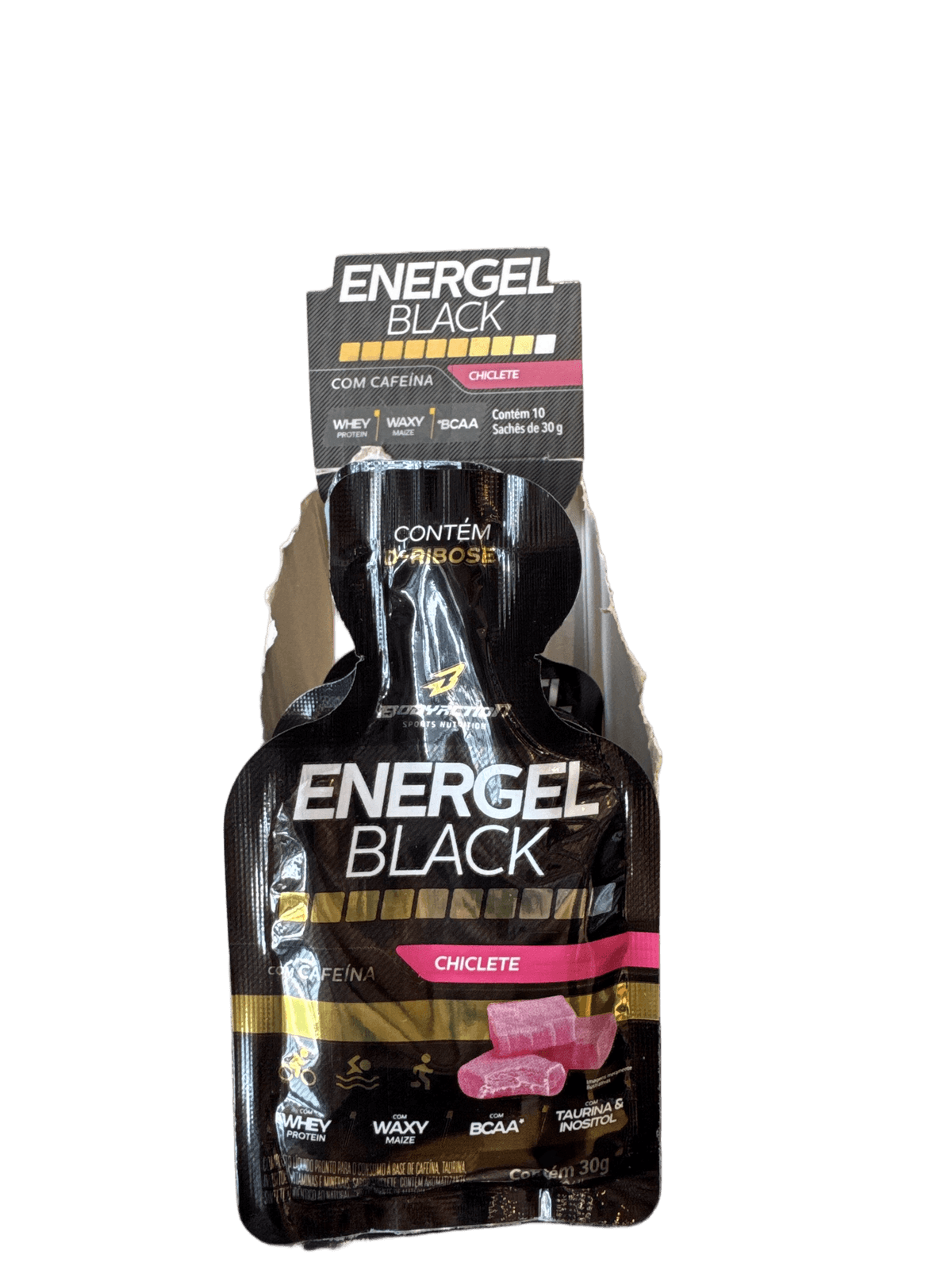 ENERGEL BLACK CHICLETE 30G — BODYACTION