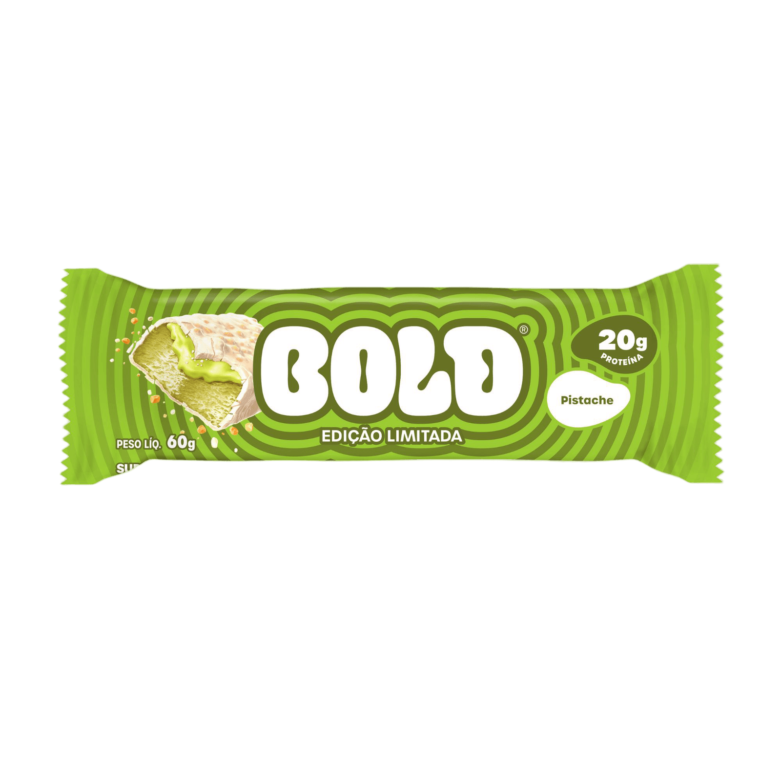 BOLD BAR PISTACHE 60G