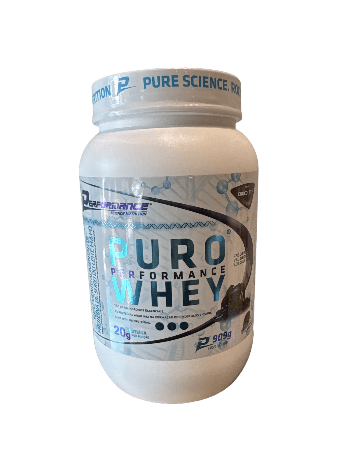 PURO WHEY CHOCOLATE 909G — PERFORMANCE
