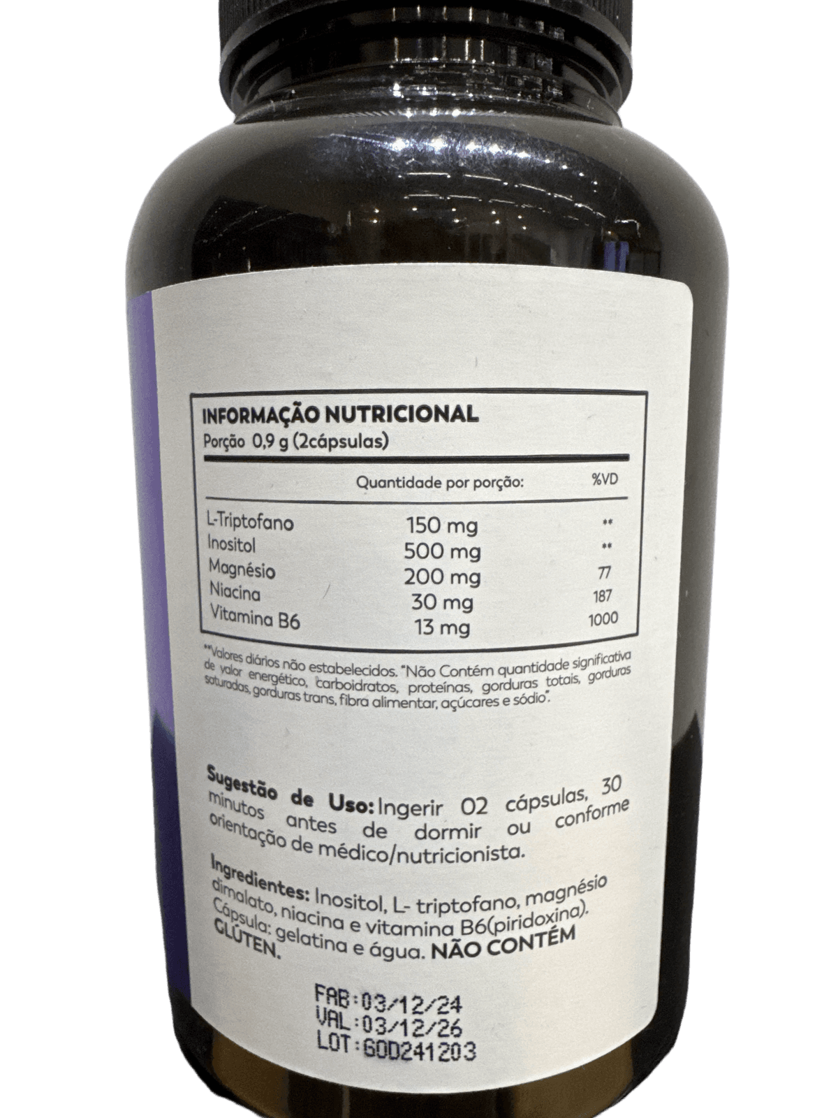 GOOD NIGHT TRIPTOFANO 450MG 60 CÁPSULAS — UNIÃO VEGETAL
