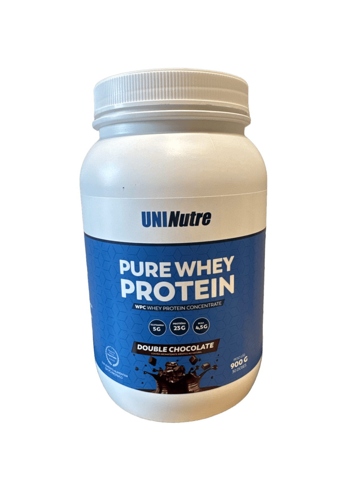 PURE WHEY PROTEIN DOUBLE CHOCOLATE 900G — UNINUTRE