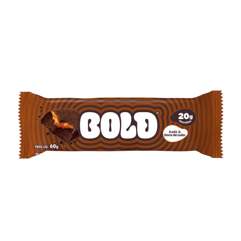 BAR CAFÉ E DOCE DE LEITE 60G — BOLD