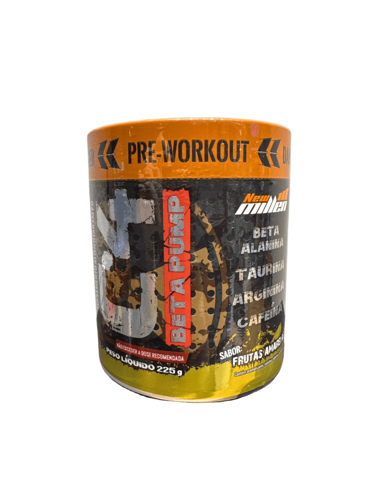 C4 BETA PUMP PRE WORKOUT FRUTAS AMARELAS 225G — NEW MILLEN