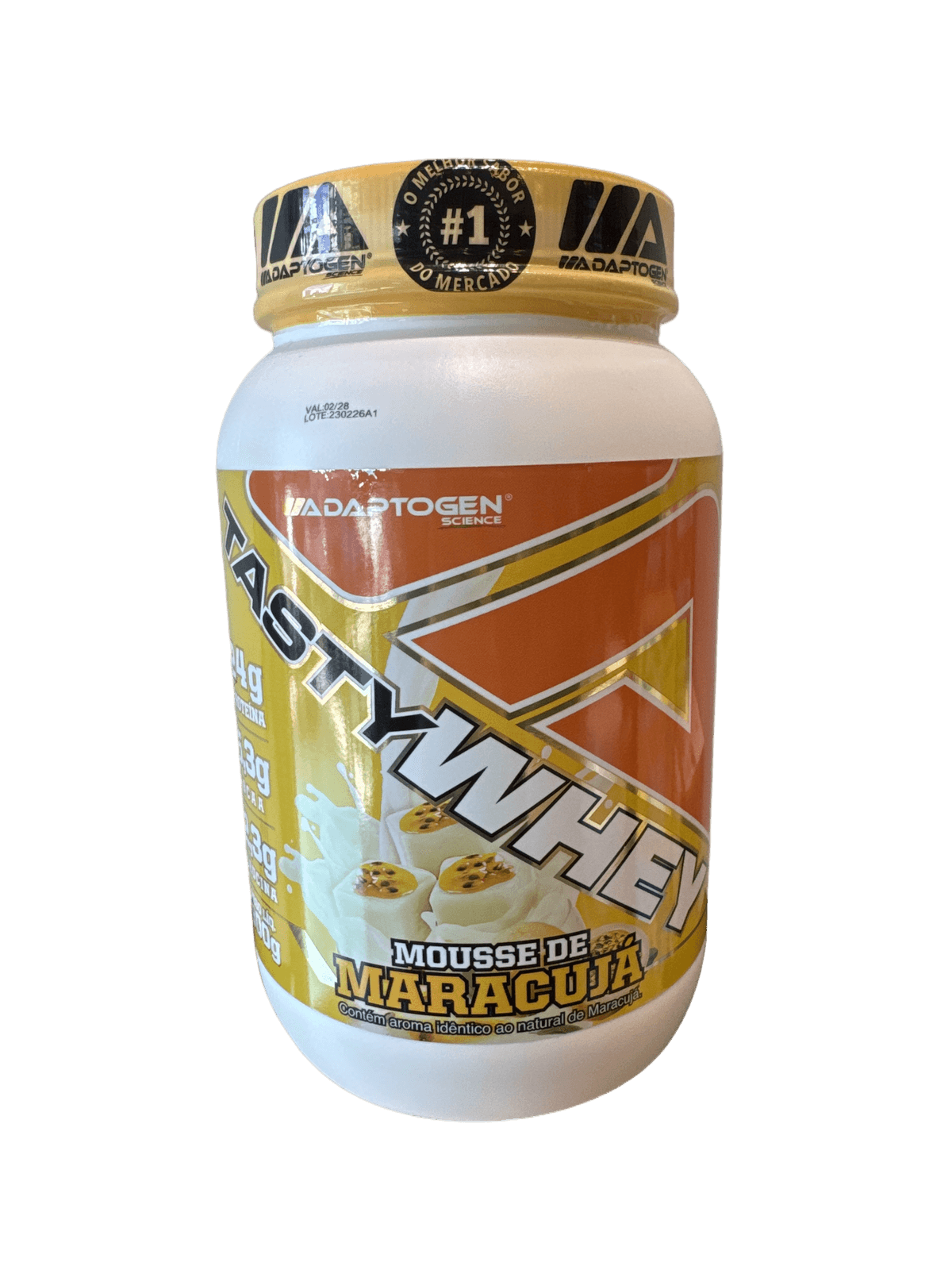 TASTY WHEY MARACUJA MOUSSE 900G — ADAPTOGEN