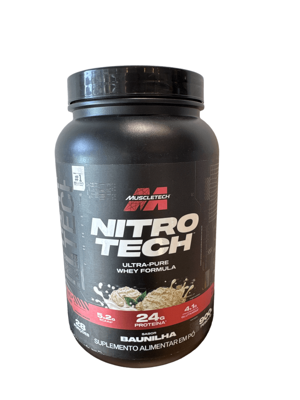 NITRO TECH WHEY BAUNILHA 900G — MUSCLETECH