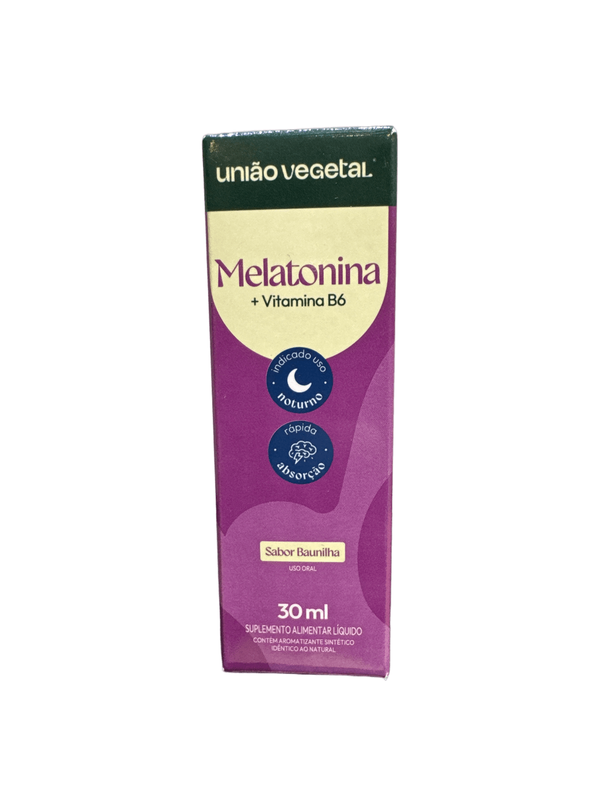 MELATONINA COM VITAMINA B6 210MCG 30ML — UNIAO VEGETAL