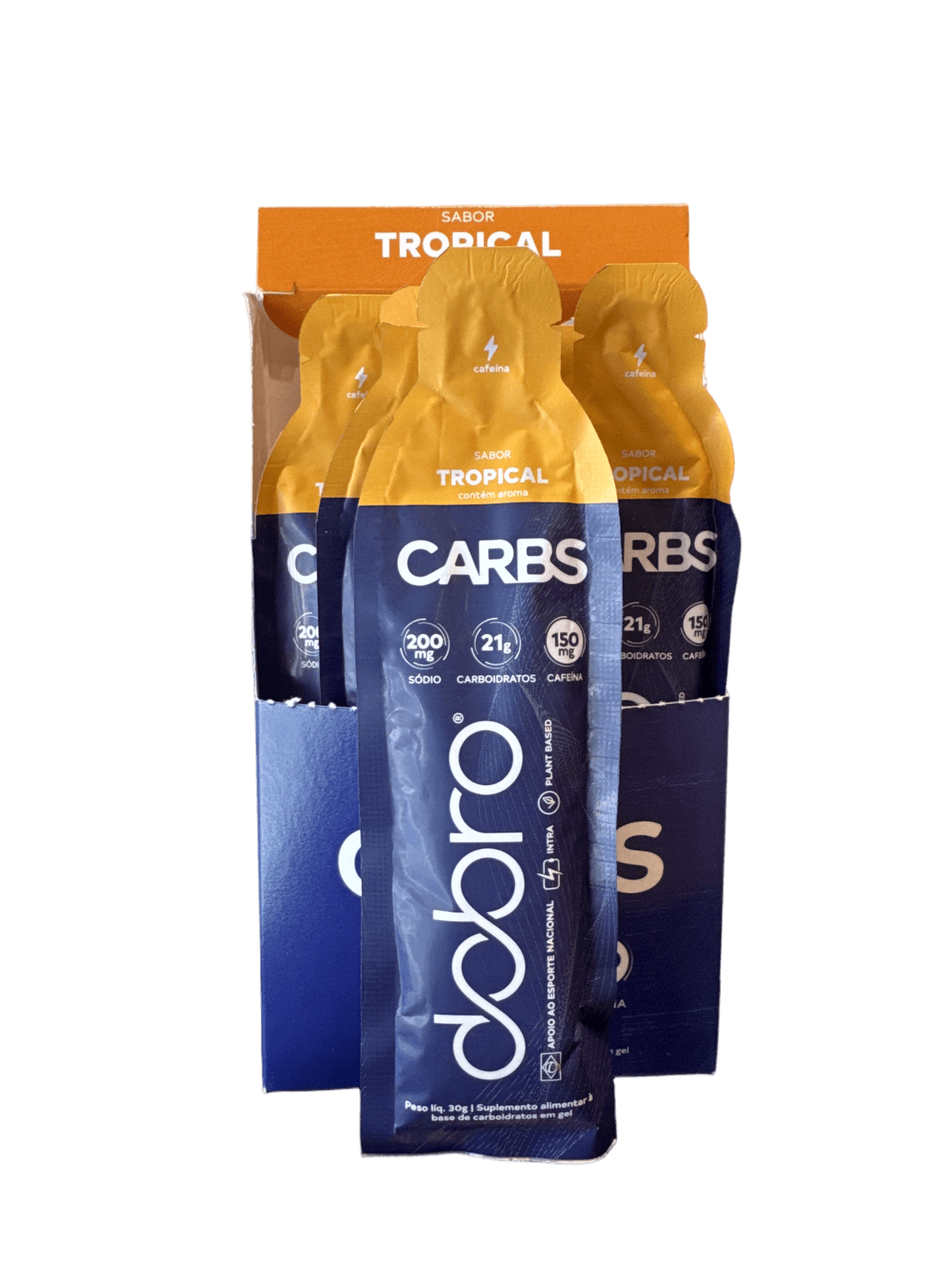 DOBRO CARBS GEL TROPICAL COM CAFEÍNA 30G