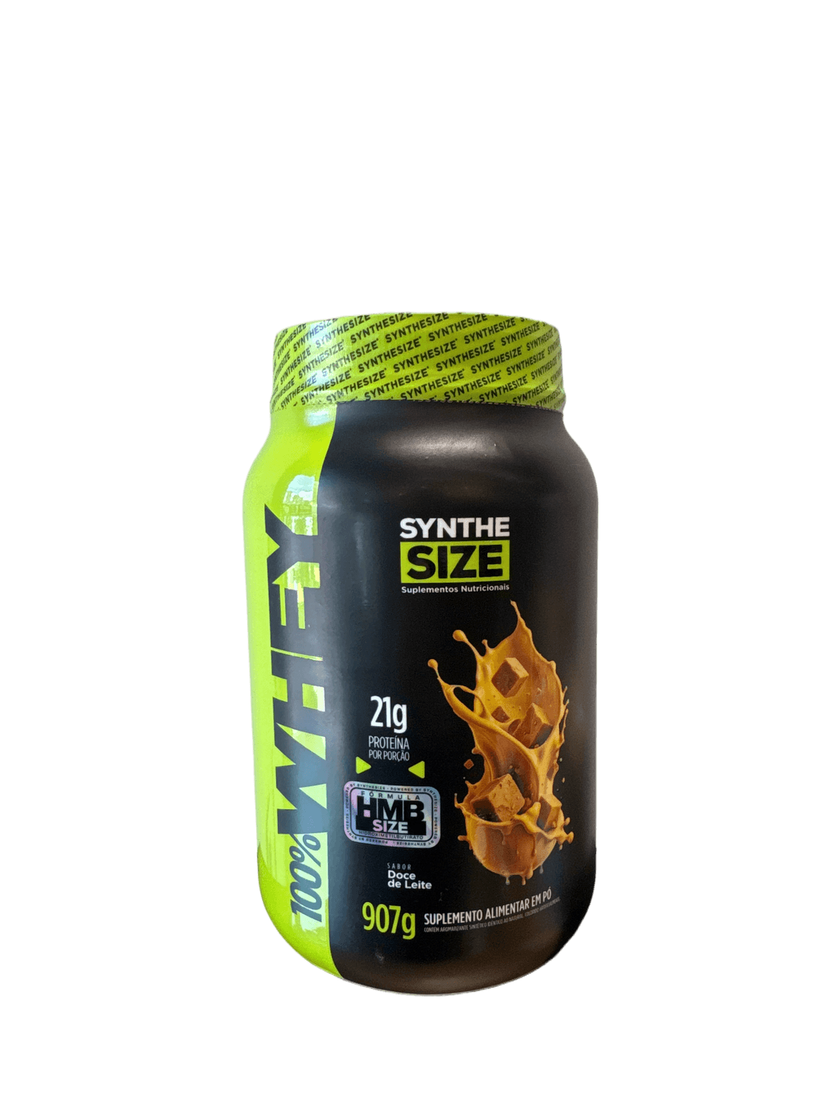100% WHEY CONCENTRATED DOCE LEITE 907G — SYNTHE SIZE