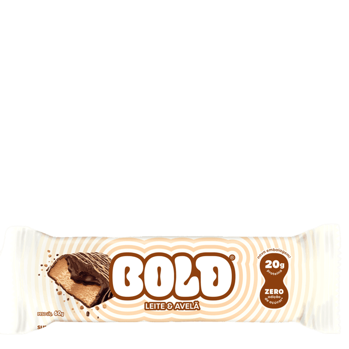 BOLD BAR LEITE E AVELÃ 60G