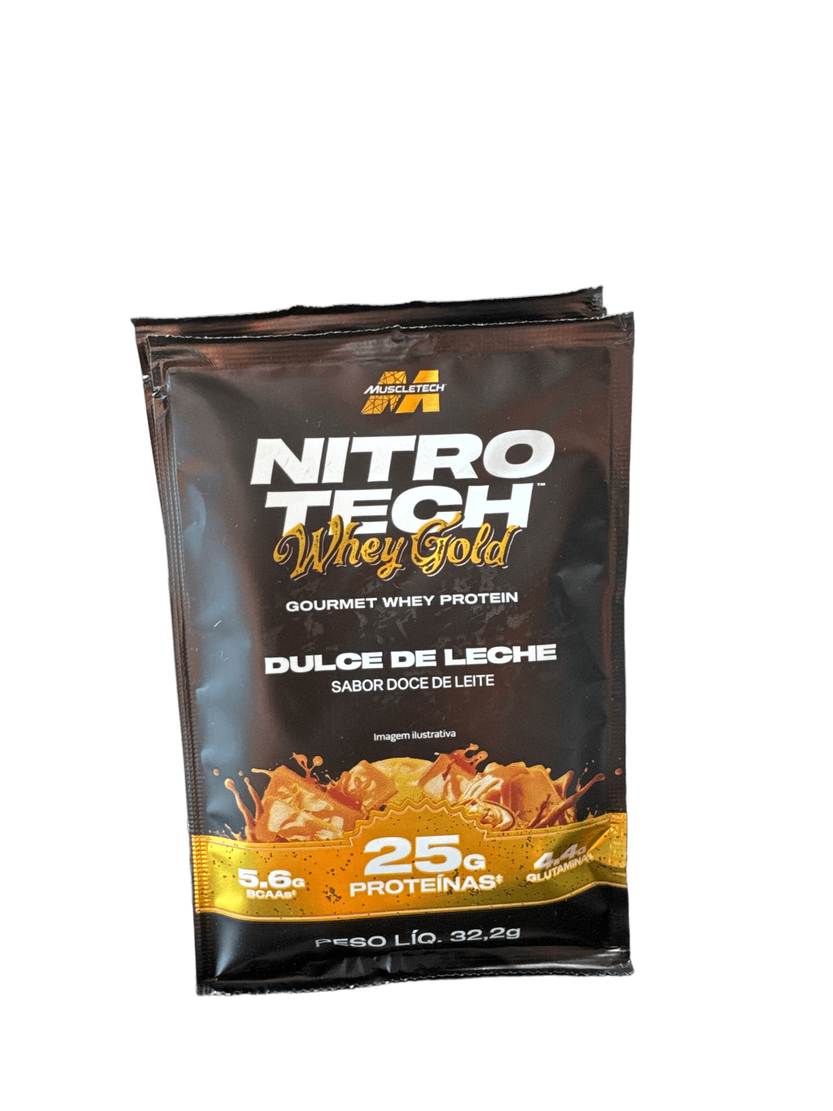 NITRO TECH WHEY GOLD SACHE DOCE LEITE 31,4G — MUSCLETECH