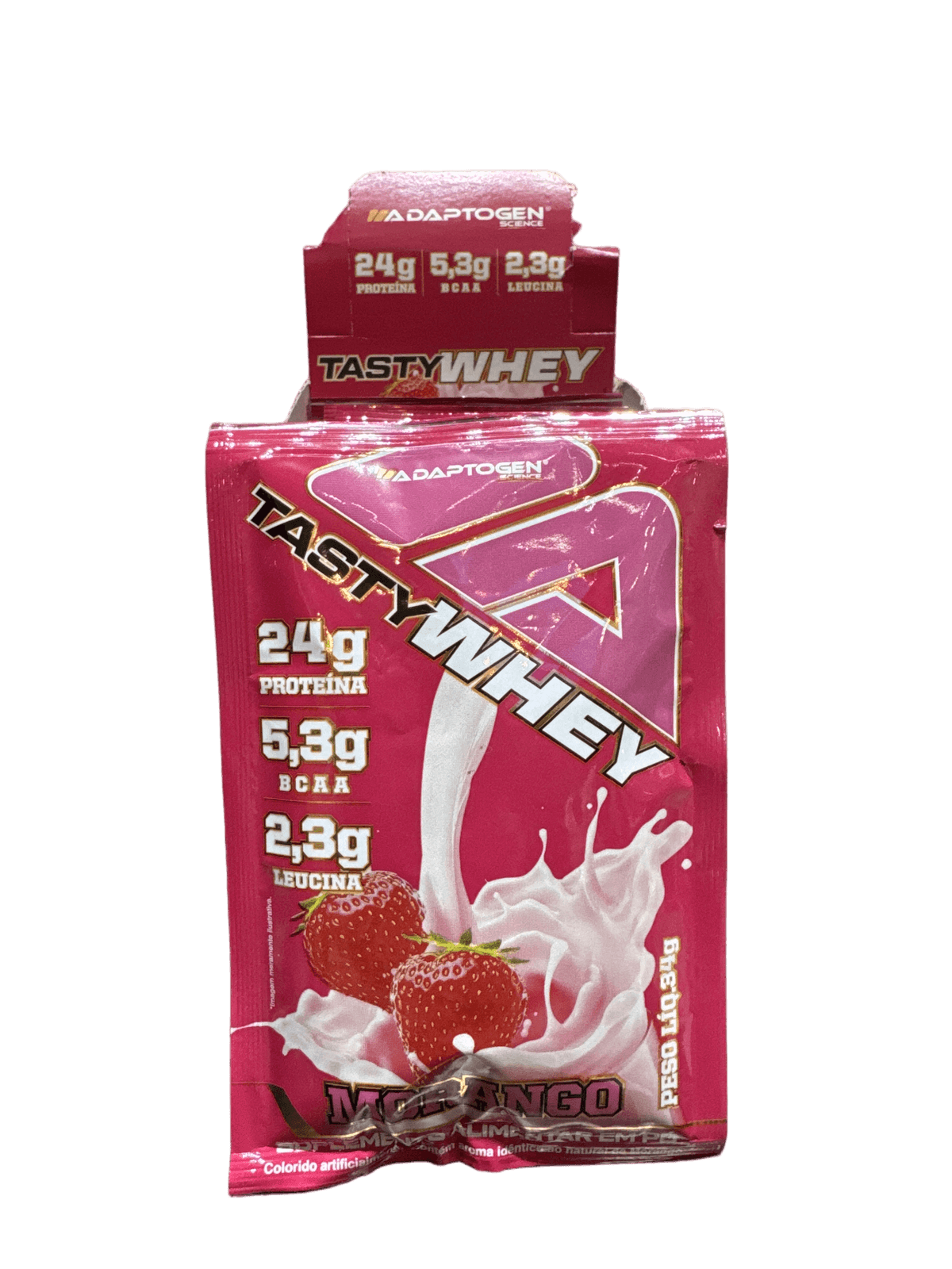 TASTY WHEY STRAWBERRY CREME 34G — ADAPTOGEN