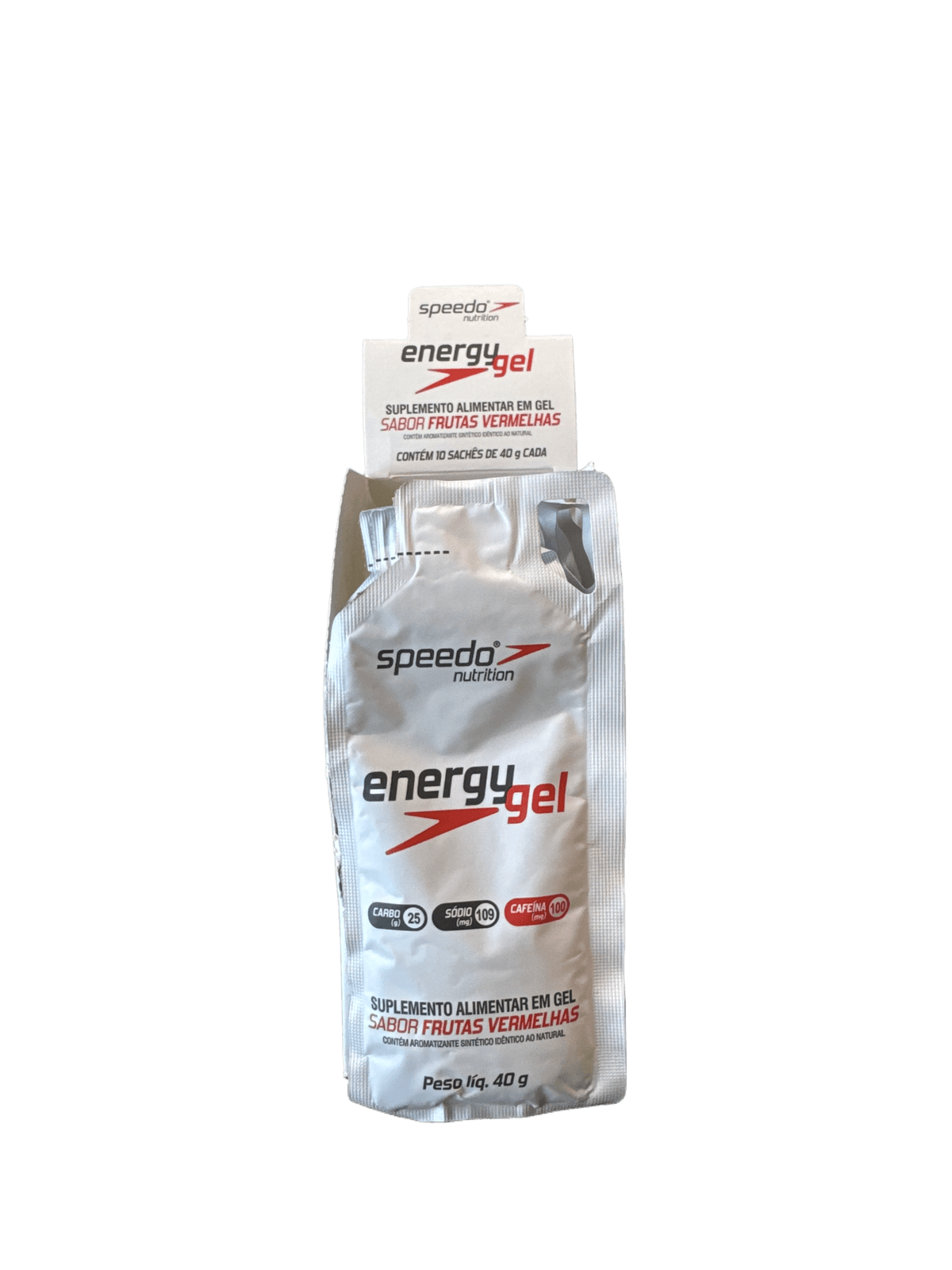 SPEEDO NUTRITION ENERGY GEL FRUTAS VERMELHAS 40G