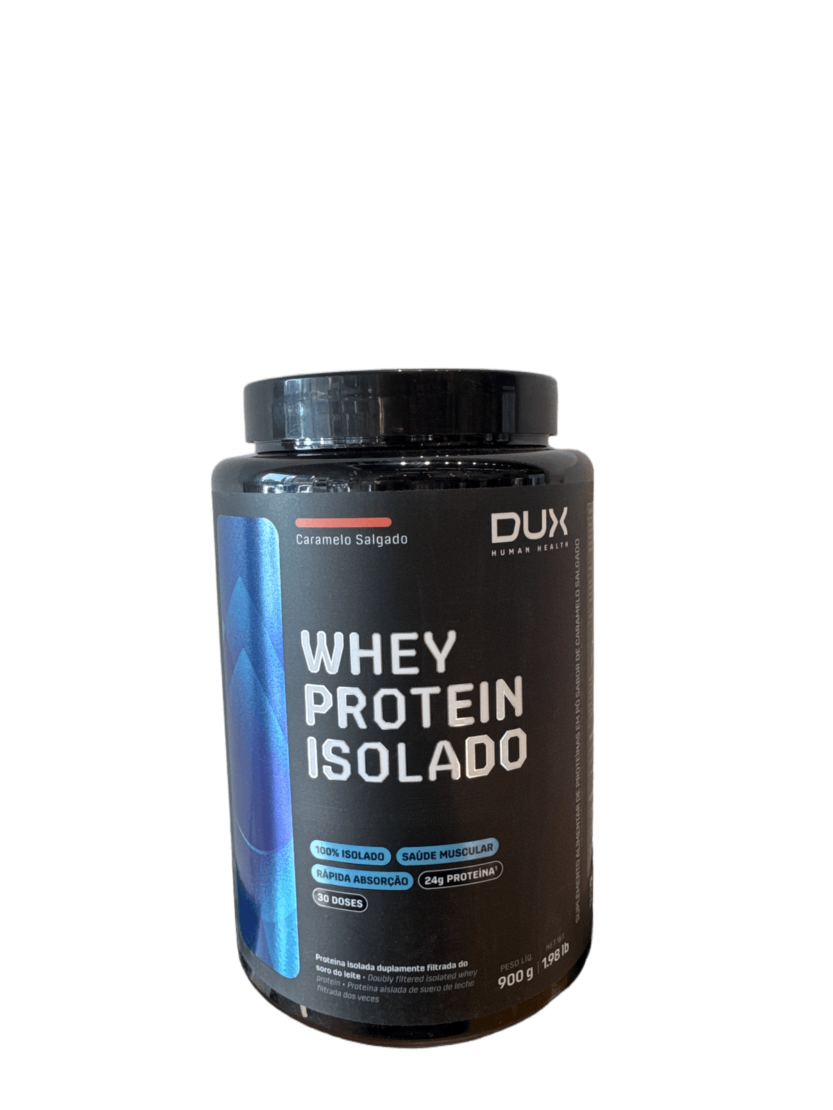 DUX WHEY PROTEIN ISOLADO CARAMELO SALGADO 900G