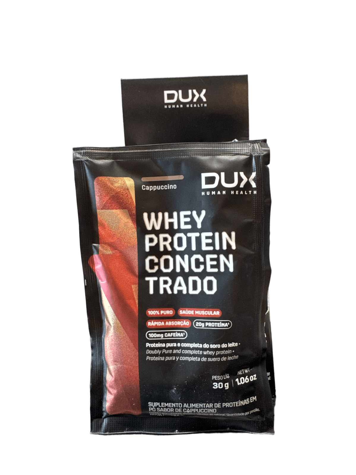 DUX WHEY SACHE CONCENTRADO CAPPUCCINO 30G