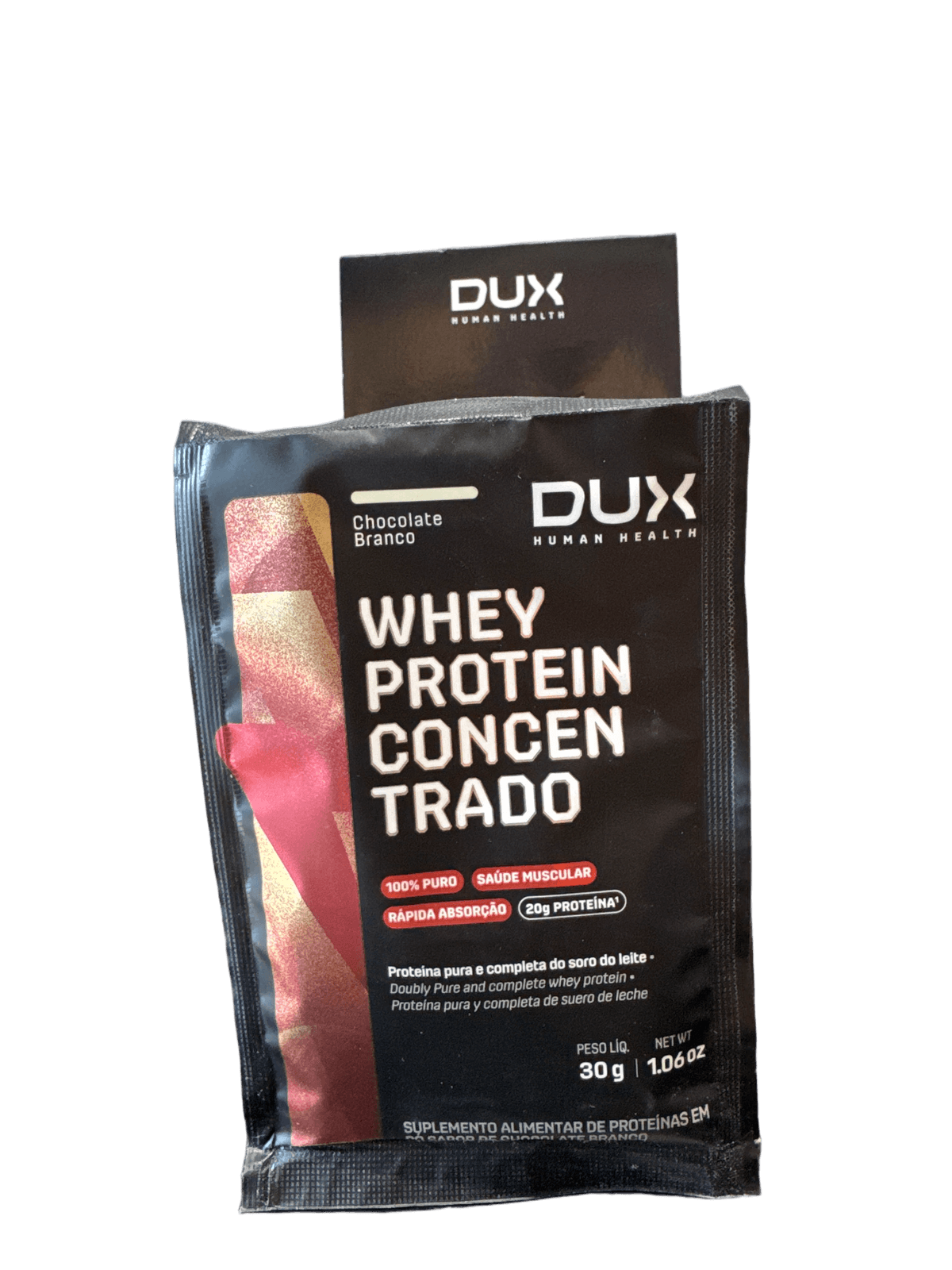 DUX WHEY SACHE CONCENTRADO CHOCOLATE BRANCO 30G
