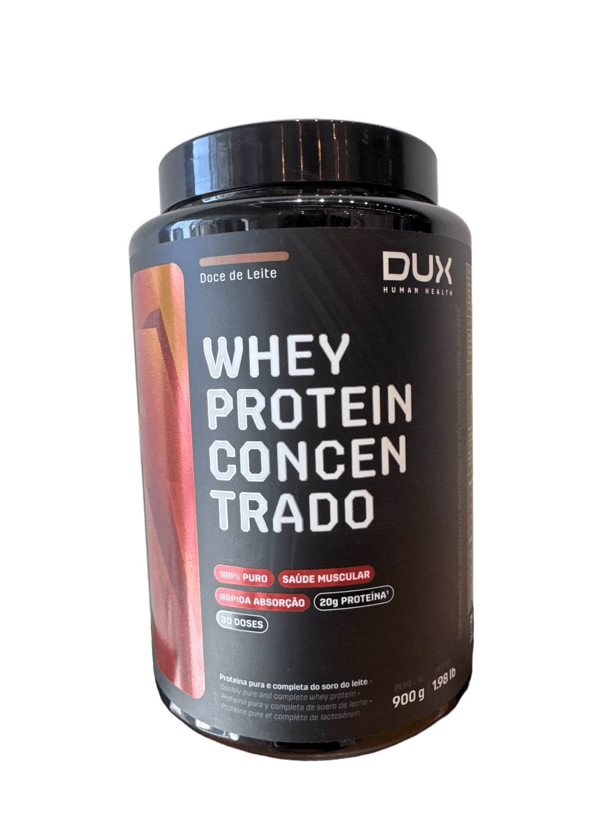 WHEY PROTEIN CONCENTRADO DOCE DE LEITE 900G — DUX