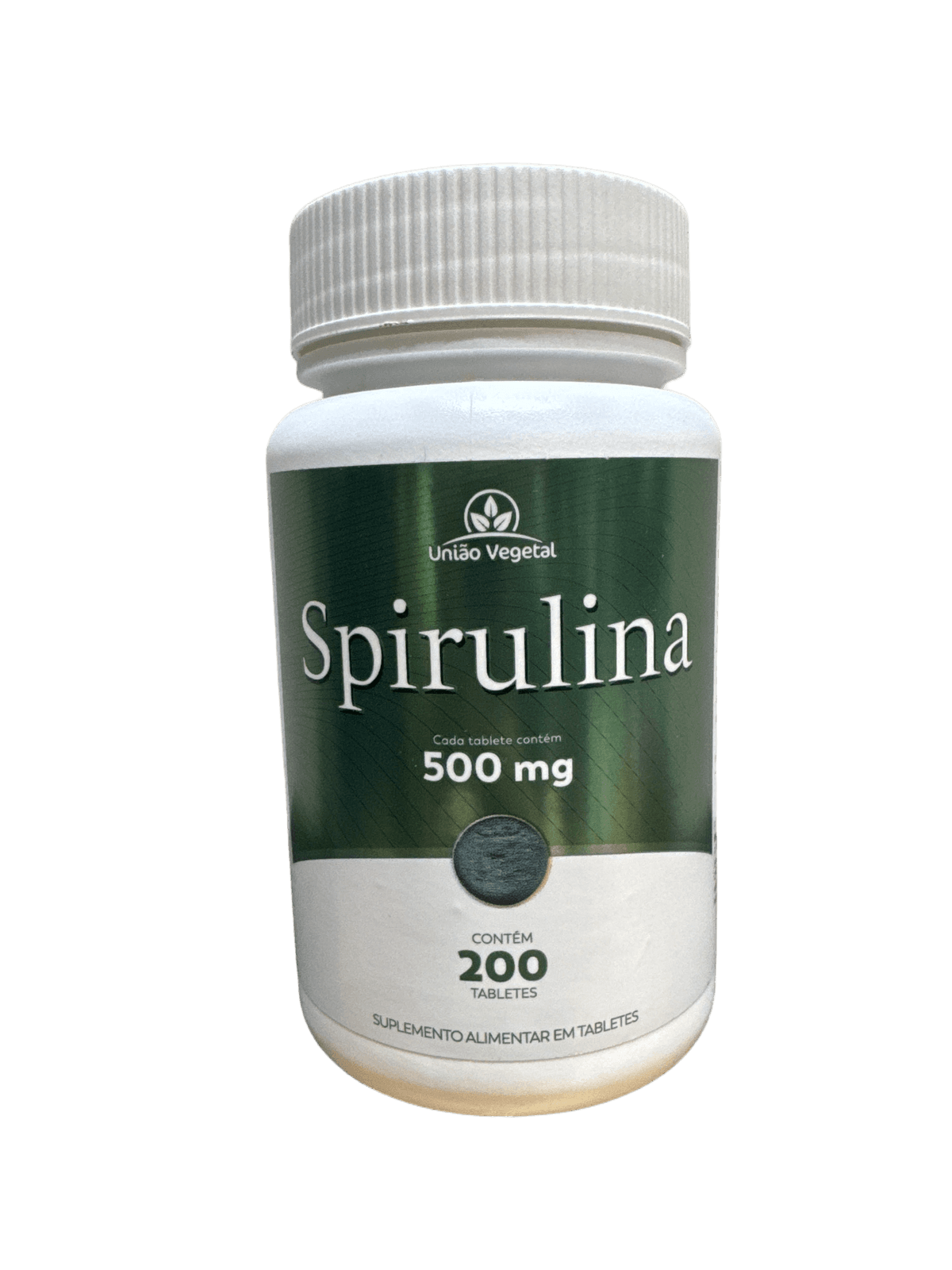 SPIRULINA 200 TABLETES — UNIÃO VEGETAL