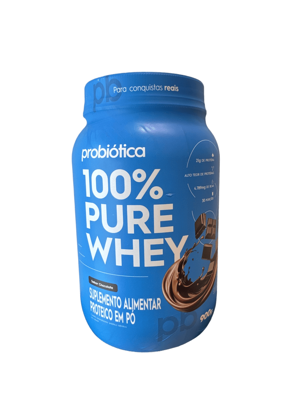100% PURE WHEY CHOCOLATE 900G — PROBIÓTICA