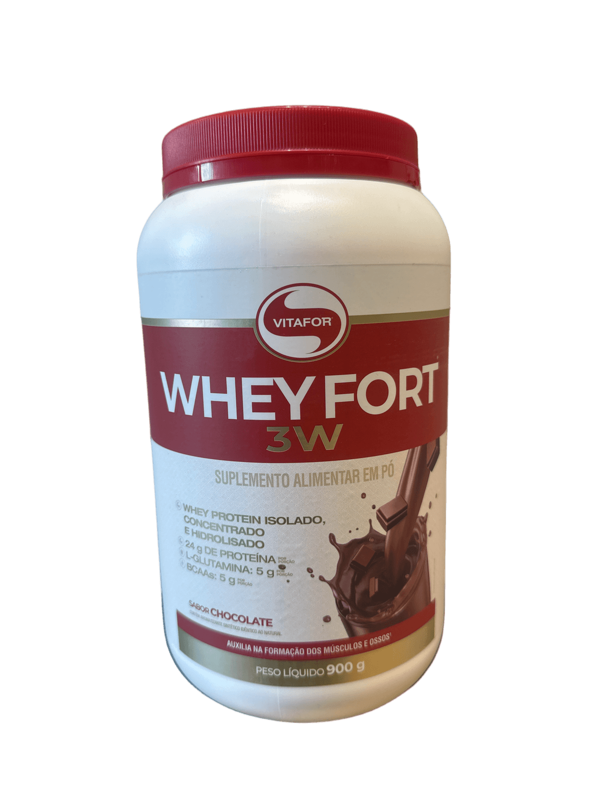 WHEY FORT 3W CHOCOLATE 900G — VITAFOR
