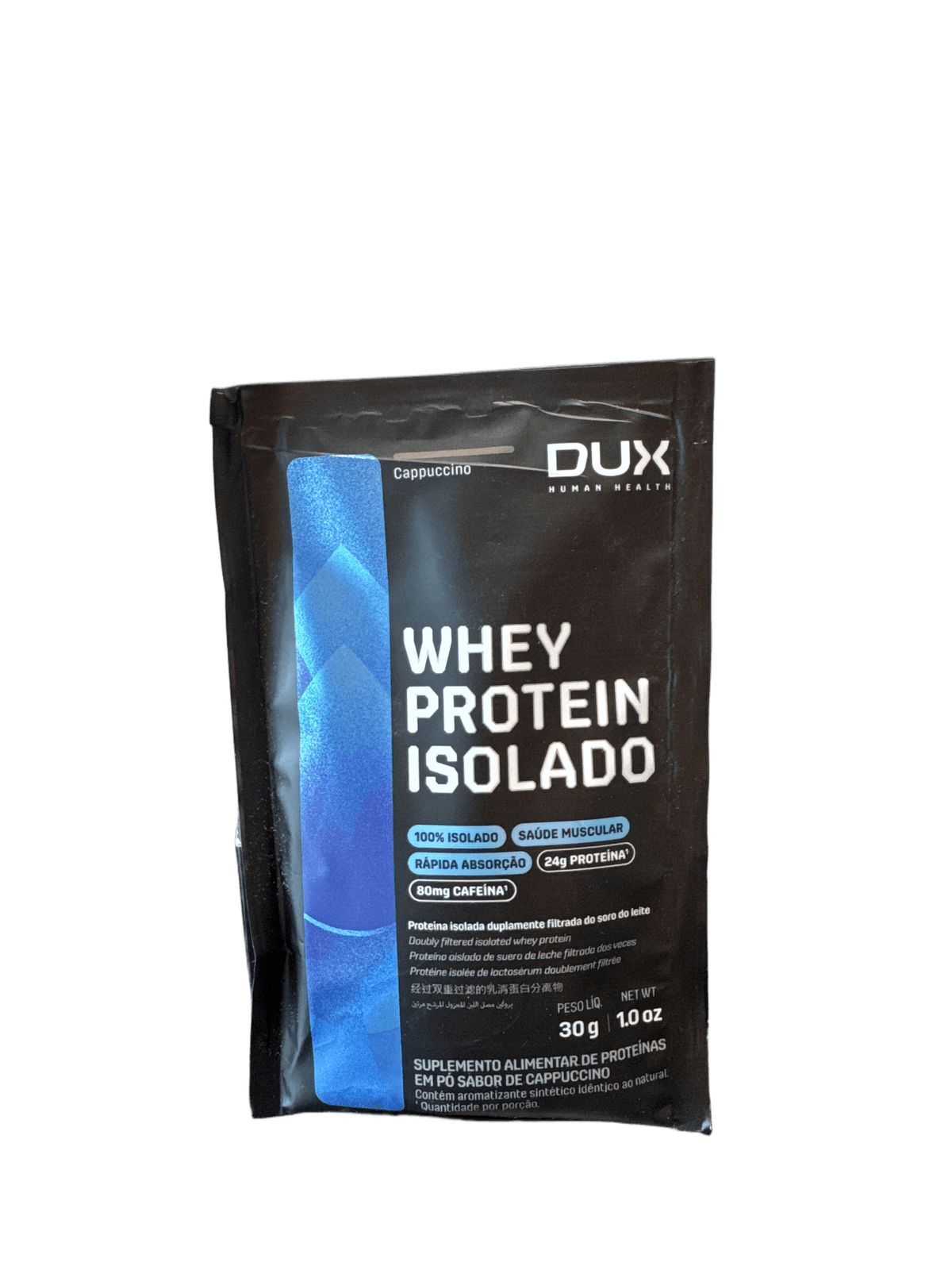 SACHE WHEY PROTEIN ISOLADO CAPPUCCINO 30G — DUX