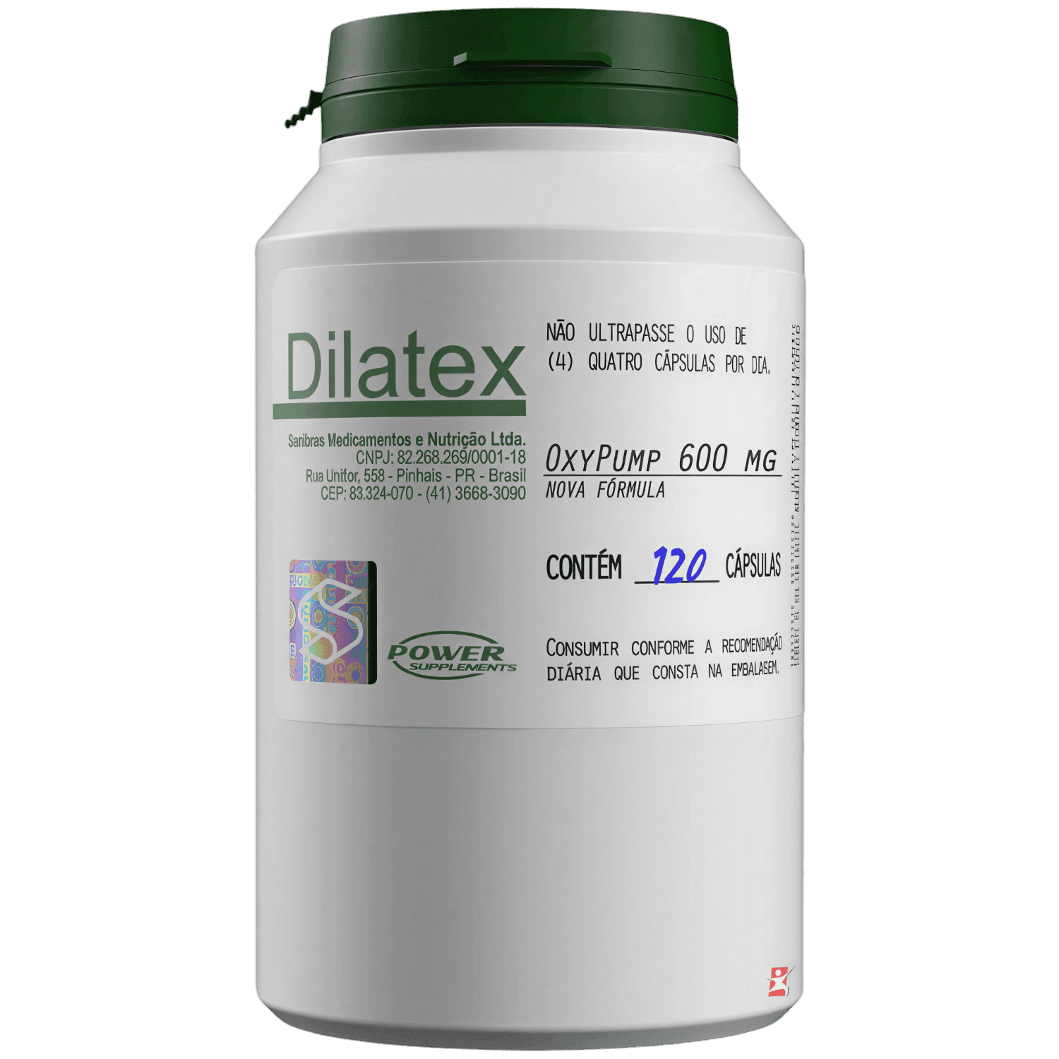 DILATEX 152 CÁPSULAS — POWER SUPPLEMENTS