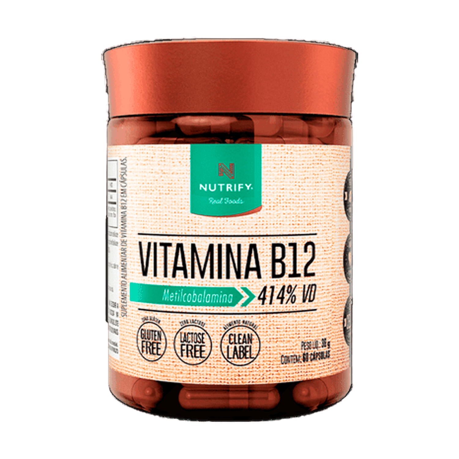 VITAMINA B12 60 CÁPSULAS — NUTRIFY
