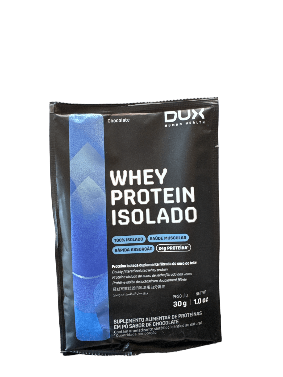 SACHÊ WHEY PROTEIN ISOLADO CHOCOLATE 30G — DUX