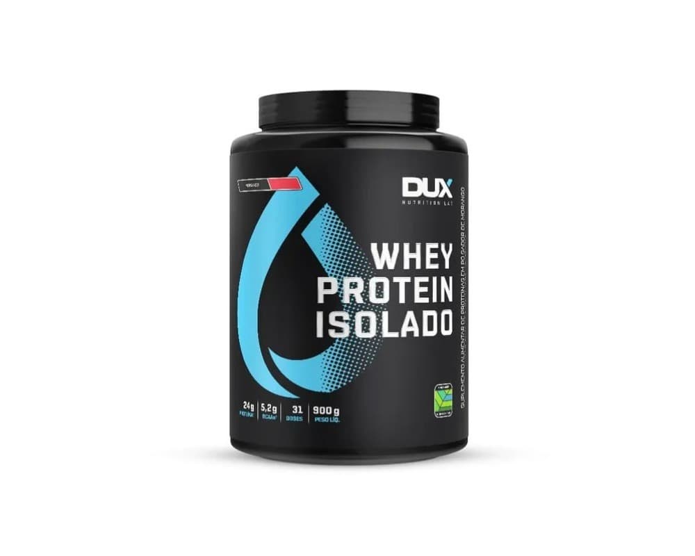 DUX WHEY PROTEIN ISOLADO MORANGO 900G