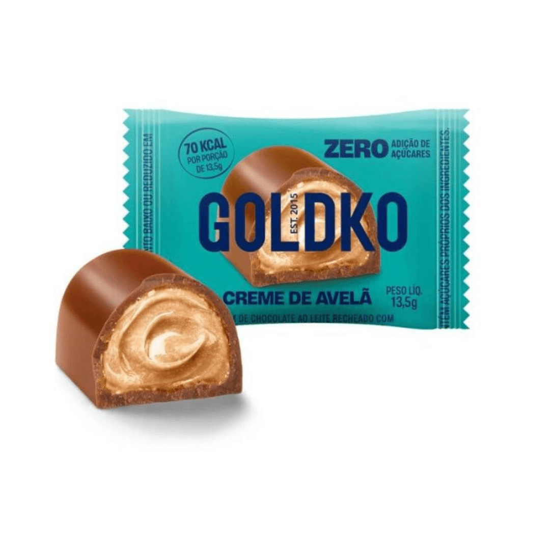 GOLDKO BOMBOM CREME DE AVELA ZERO 13,5G