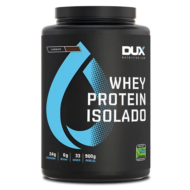 DUX WHEY PROTEIN ISOLADO CHOCOLATE 900G