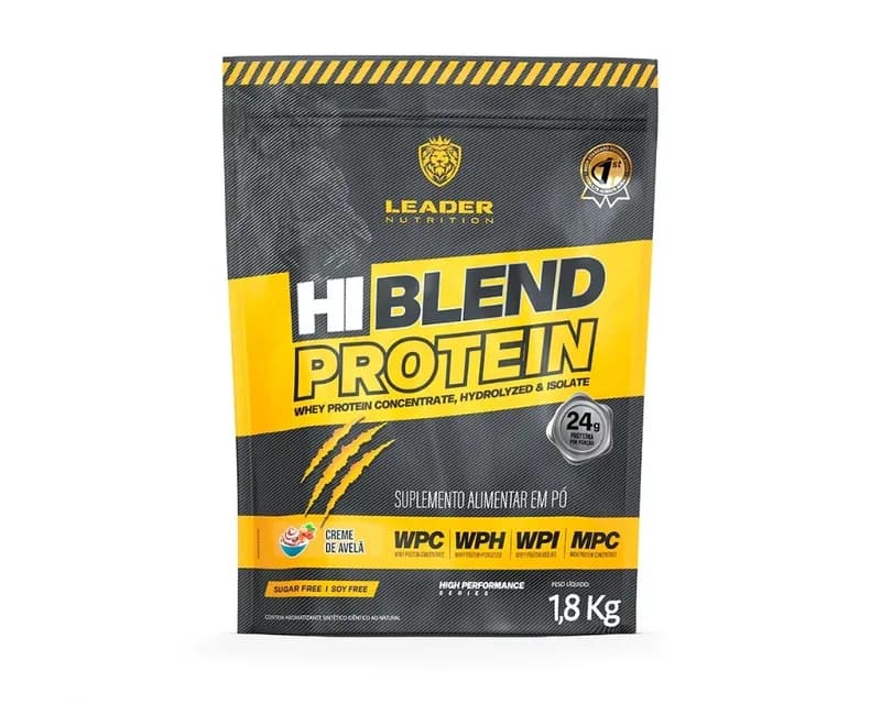 LEADER NUTRITION HI BLEND PROTEIN CREME DE AVELA 1,8KG