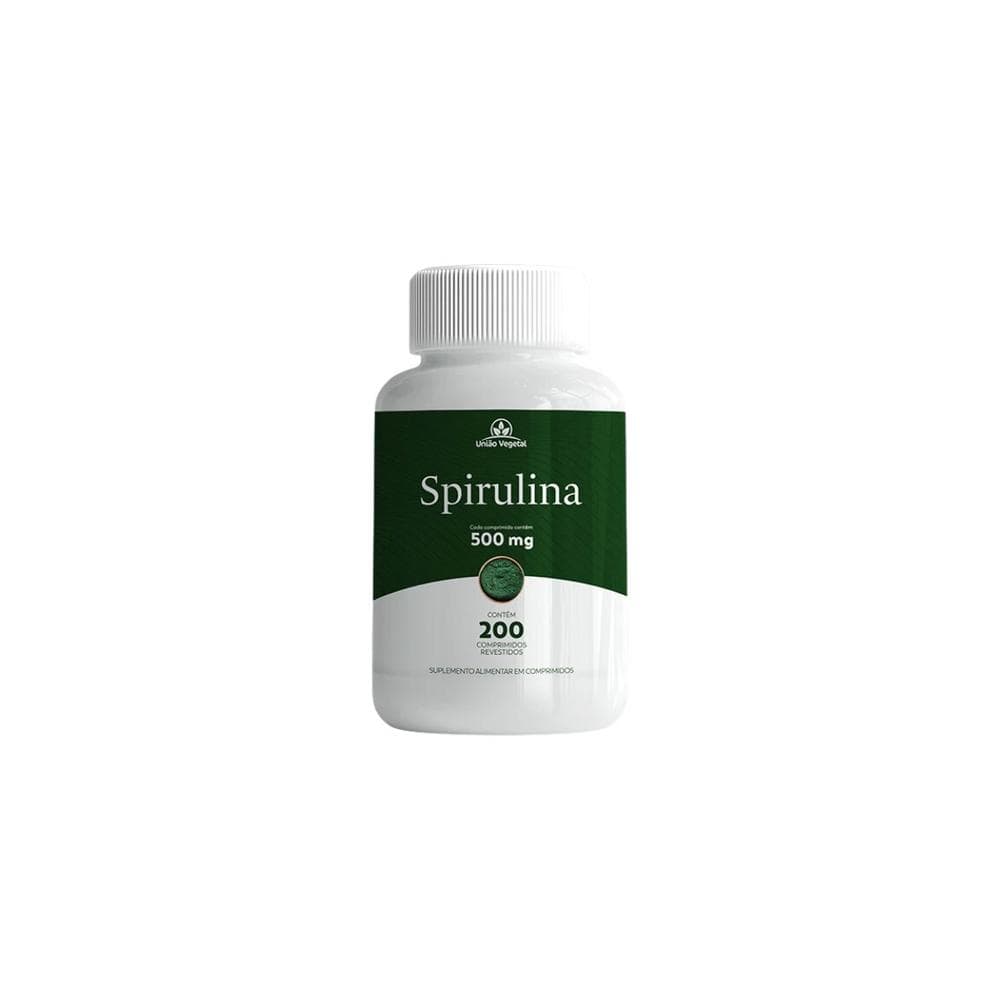 UNIÃO VEGETAL SPIRULINA 200 TABLETES