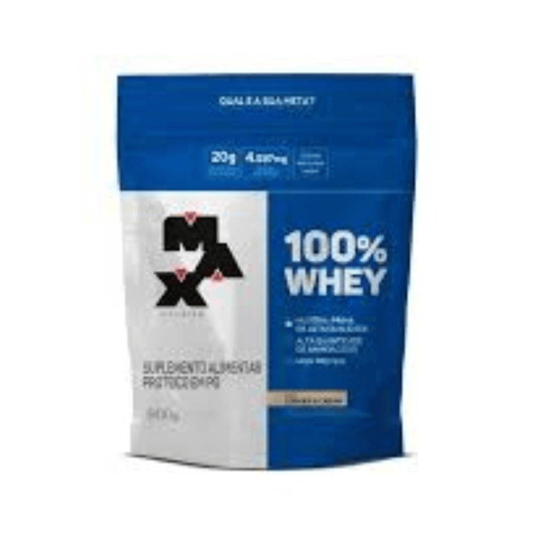 MAX TITANIUM 100% WHEY REFIL COOKIES E CREAM 900G