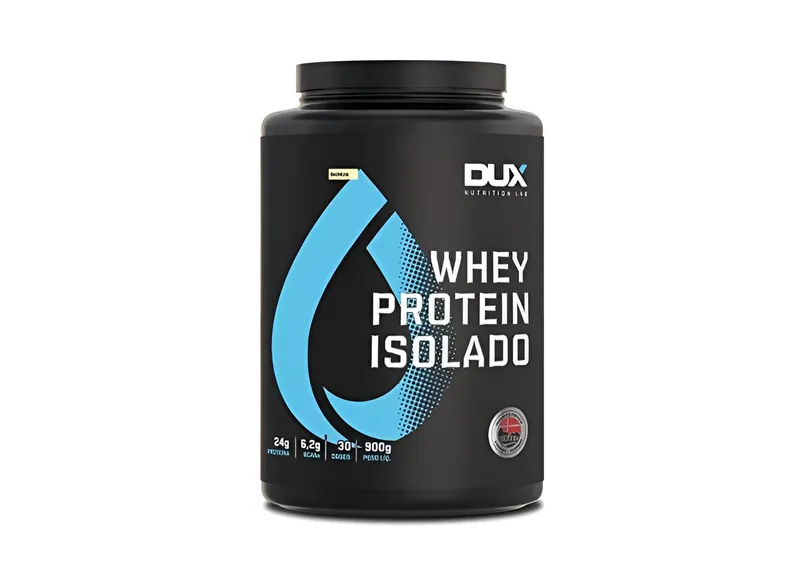 DUX WHEY PROTEIN ISOLADO BAUNILHA 900G