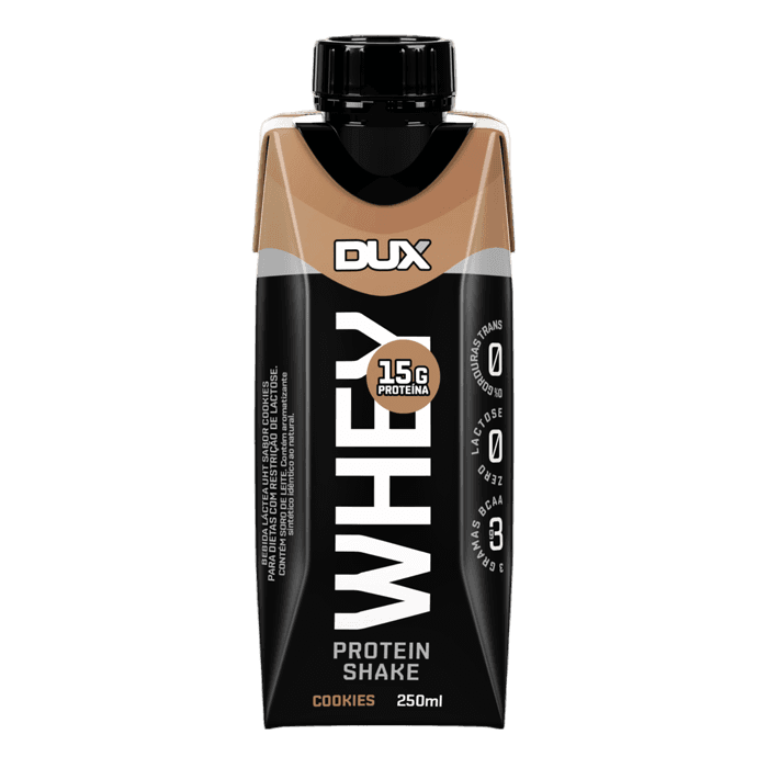 WHEY PROTEIN SHAKE 250ML COOKIES — DUX