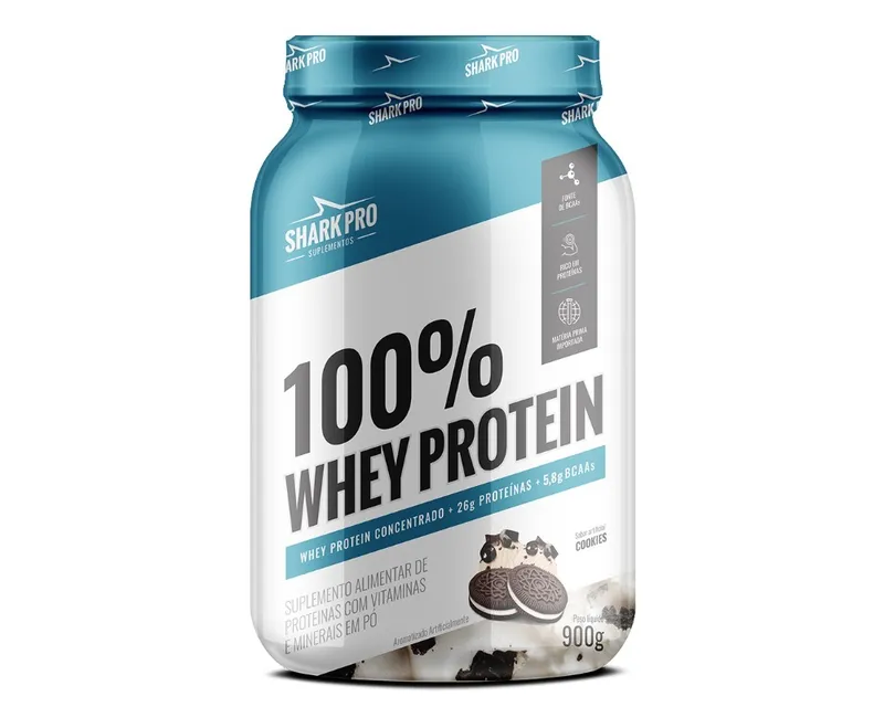 SHARK PRO 100% WHEY PROTEIN 900G COOKIES