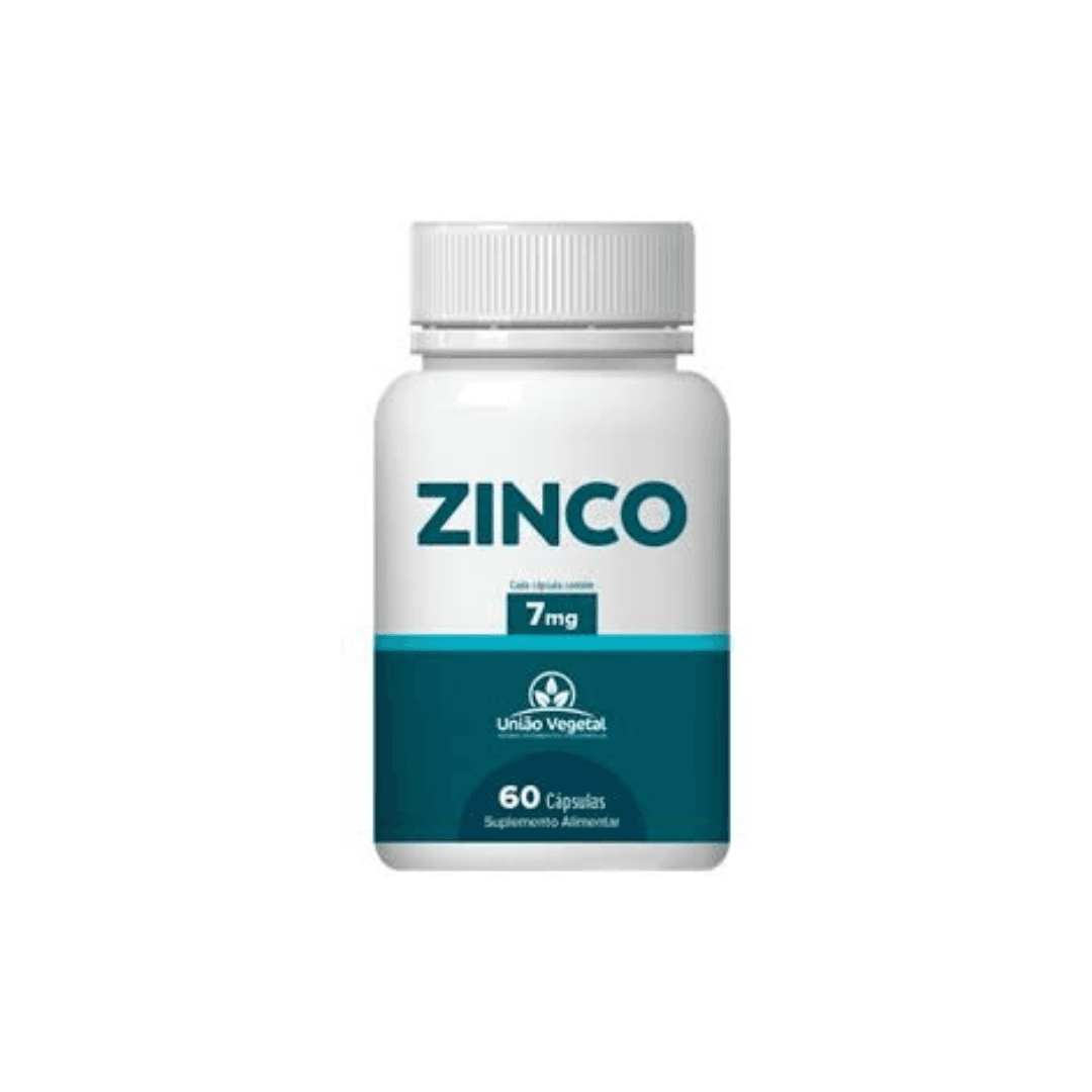 UNIAO VEGETAL ZINCO 7MG 60 CAPS
