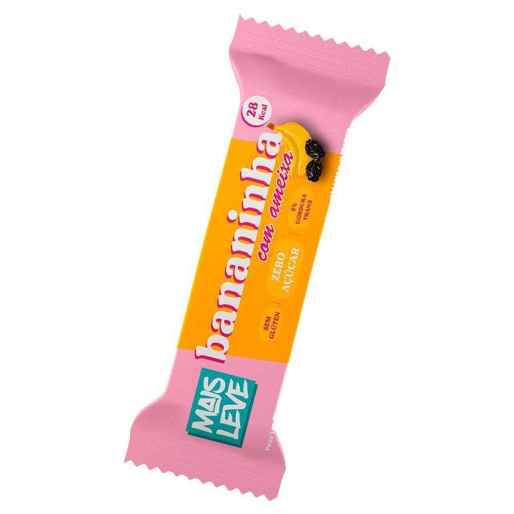 MAIS LEVE BANANINHA COM UVA PASSA 30G