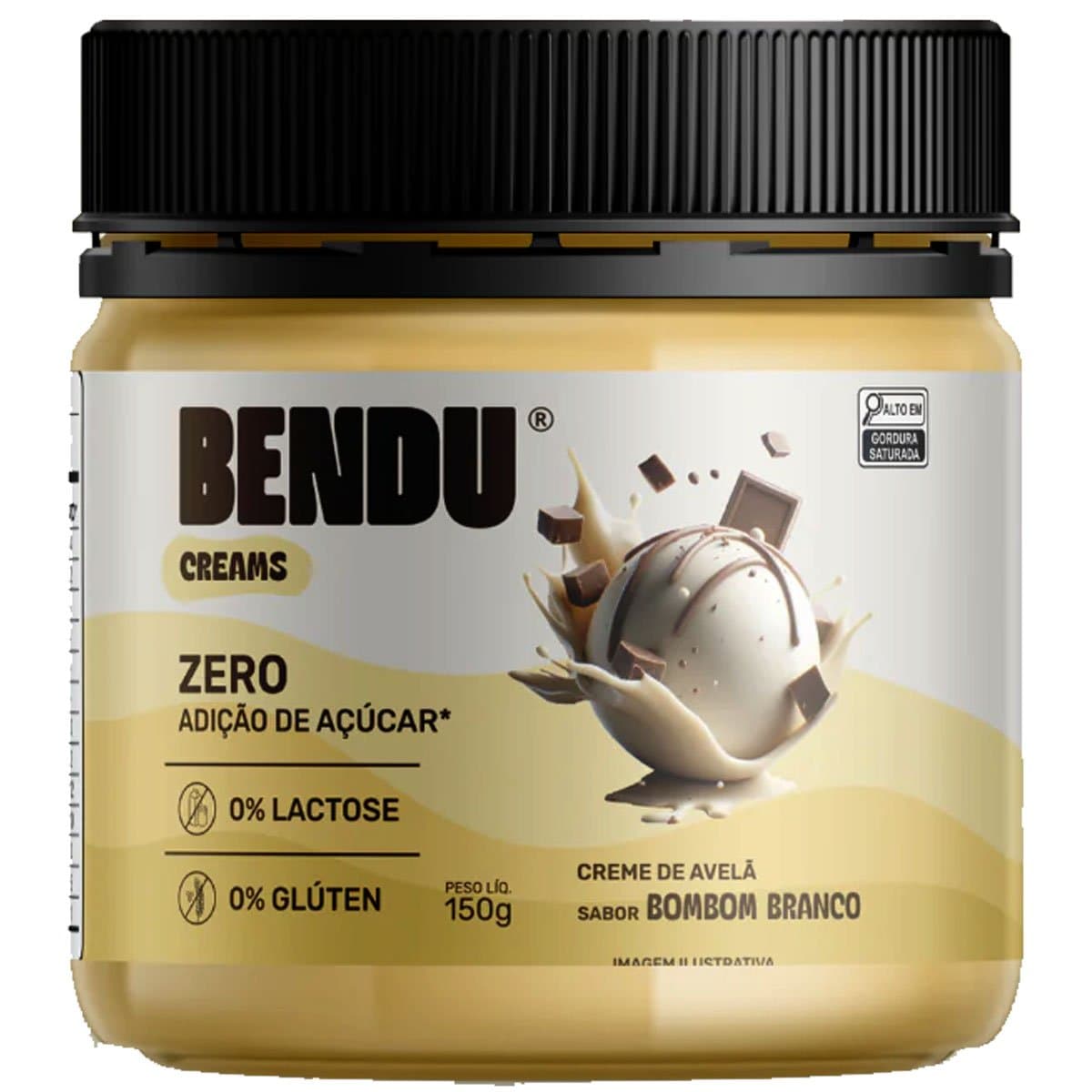 BENDU CREAMS BOMBOM BRANCO 300G