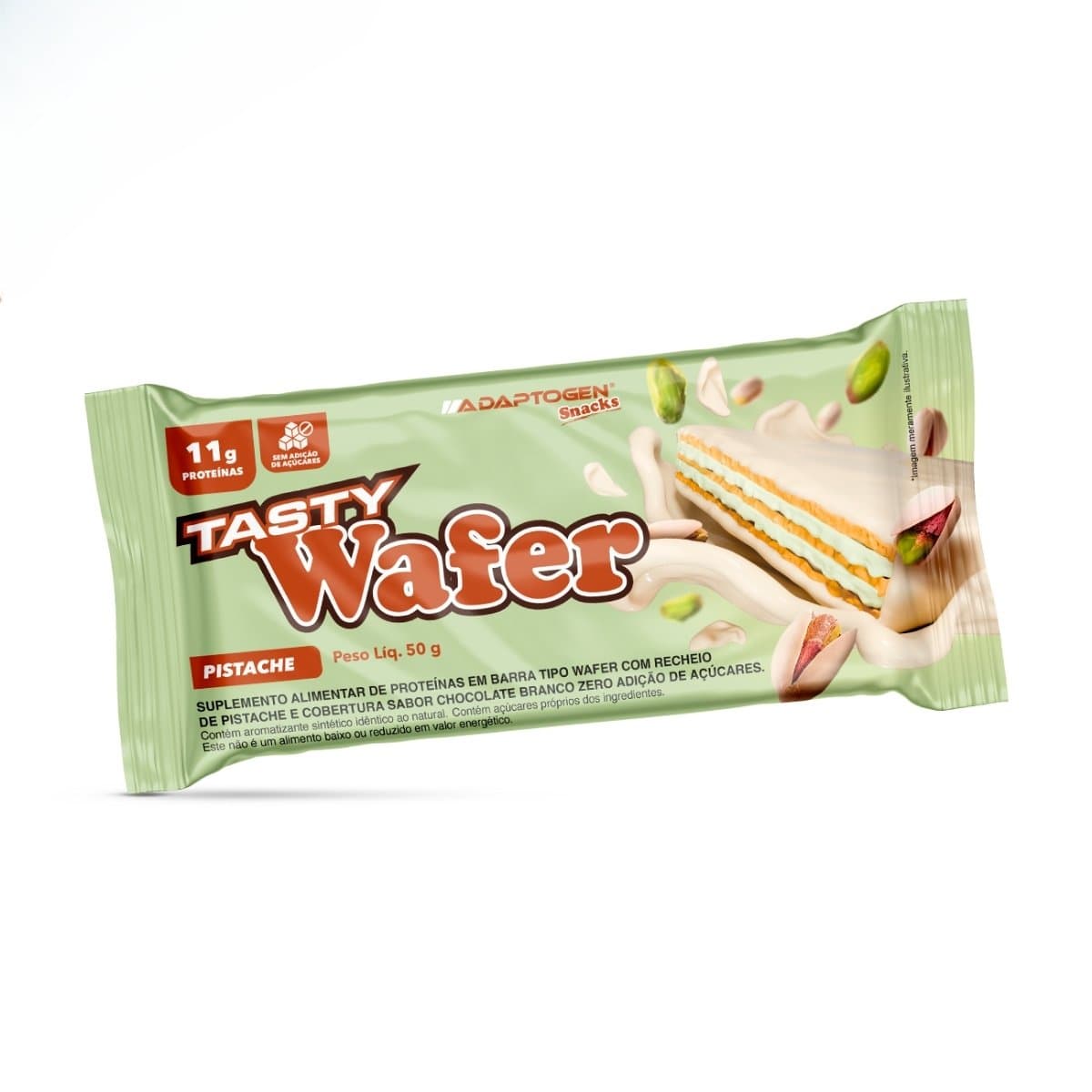 ADAPTOGEN TASTY WAFER PISTACHE 50G