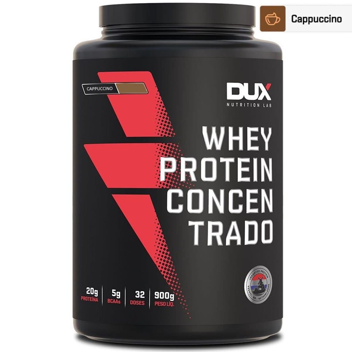 DUX WHEY PROTEIN ISOLADO CAPPUCCINO 900G