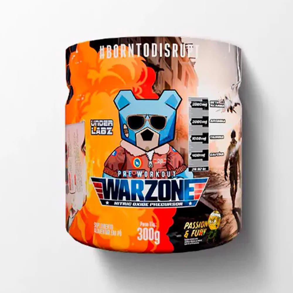 UNDER PRE WORKOUT WARZONE 300G PASSION Y FURE